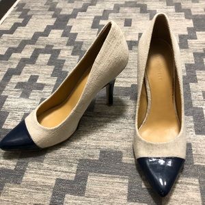 Nine West Navy Tip Heels